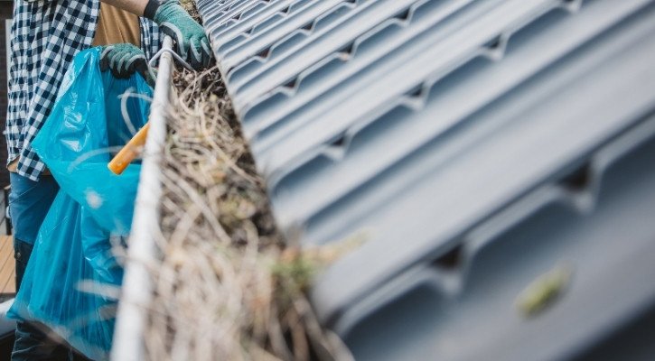How often should gutters be cleaned