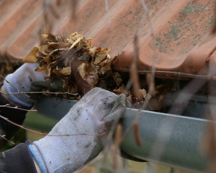 Residential and commercial gutter vacuuming service